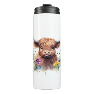 Bouteilles Isothermes T-shirt classique pour bébé vache de la Highland L