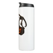 Bouteilles Isothermes T-shirt déplaisant Chat Squelette Halloween Cadeau (Tourné sur la droite)