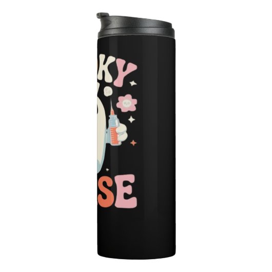 Bouteilles Isothermes T-shirt éffrayant classique infirmière_1 (Tourné sur la droite)