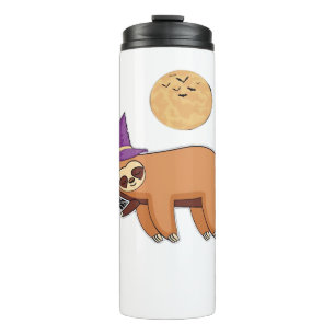 Bouteilles Isothermes T-shirt Halloween sorcière Sloth Premium
