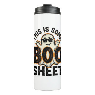 Bouteilles Isothermes T-shirt vintage Halloween drôle de fantôme Boo She
