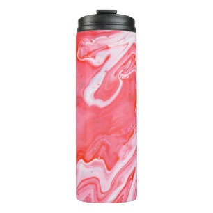 Bouteilles Isothermes Tableau abstrait rouge et gris