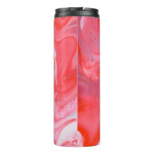 Bouteilles Isothermes Tableau abstrait rouge et gris (Dos)