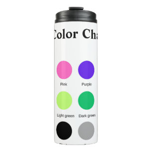 Bouteilles Isothermes Tableau de couleurs pour l'école enseignant enfant
