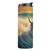 Bouteilles Isothermes Tableau de surf de plage beagle (Tourné sur la gauche)