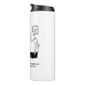 Bouteilles Isothermes Tableau noir dans la chambre. Drôle dessin (Tourné sur la droite)