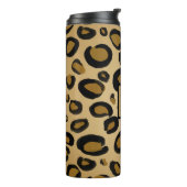 Bouteilles Isothermes Taches d'impression léopard guépard peint or beige (Tourné sur la gauche)