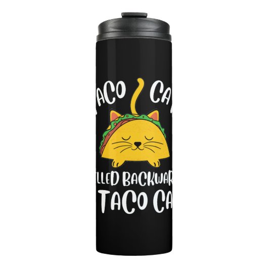 Bouteilles Isothermes Taco Cat (Devant)