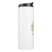 Bouteilles Isothermes Taille blanche unique avec nom personnalisé (Tourné sur la gauche)