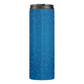 Bouteilles Isothermes Tall blue travel mug with a black lid (Dos)