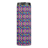 Bouteilles Isothermes Tall travel mug with a vibrant geometric pattern (Dos)