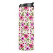 Bouteilles Isothermes Tall tumbler with floral pattern (Tourné sur la gauche)