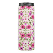 Bouteilles Isothermes Tall tumbler with floral pattern (Dos)