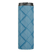 Bouteilles Isothermes Tambour bleu Crosshatch (Dos)
