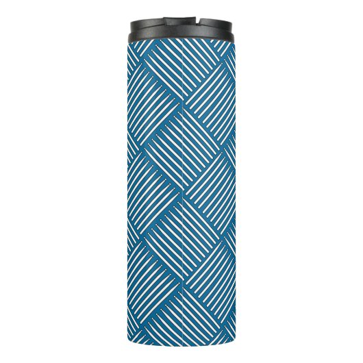 Bouteilles Isothermes Tambour bleu Crosshatch (Dos)