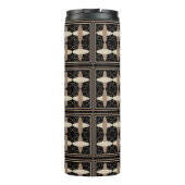 Bouteilles Isothermes Tan sur noir (Dos)