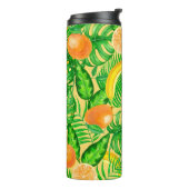 Bouteilles Isothermes Tangerines, bananes et feuilles tropicaux (Tourné sur la gauche)