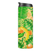 Bouteilles Isothermes Tangerines, bananes et feuilles tropicaux (Tourné sur la droite)