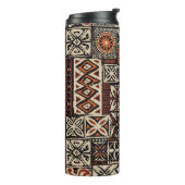 Bouteilles Isothermes Tapa hawaïen : Patchwork tribal (Tourné sur la gauche)