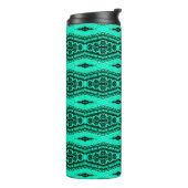 Bouteilles Isothermes Tapis persan ikat vert clair. Ethnique (Tourné sur la gauche)