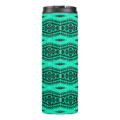 Bouteilles Isothermes Tapis persan ikat vert clair. Ethnique (Dos)