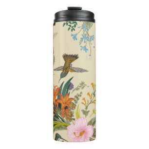 Bouteilles Isothermes Tapisserie Vintage tropicale