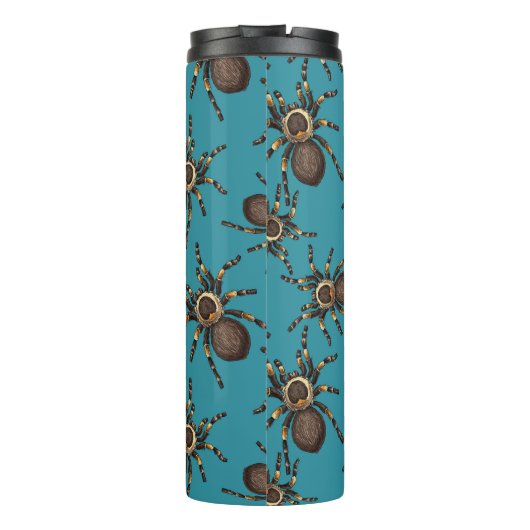 Bouteilles Isothermes Tarantula sur bleu (Dos)