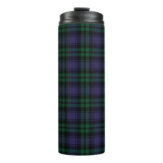 Bouteilles Isothermes Tartan Black Watch, Plaid (Devant)