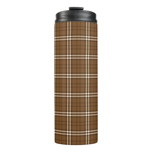 Bouteilles Isothermes Tartan Brown (Devant)