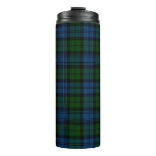 Bouteilles Isothermes Tartan Clan Campbell Militaire Noir Vert