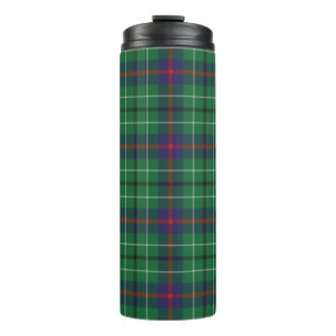 Bouteilles Isothermes Tartan Clan Duncan Plaid Vert Rouge Bleu Check