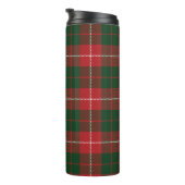 Bouteilles Isothermes Tartan Clan MacKinnon Carreaux Vert Rouge (Tourné sur la droite)