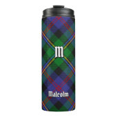 Bouteilles Isothermes Tartan du clan Malcolm (Devant)