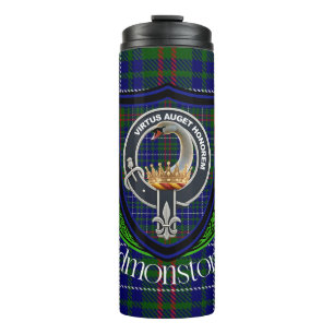 Bouteilles Isothermes Tartan et blason du clan écossais Edmonstone
