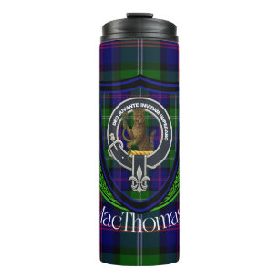 Bouteilles Isothermes Tartan et blason du clan écossais MacThomas
