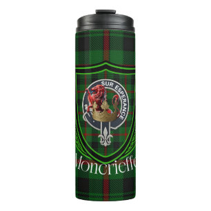 Bouteilles Isothermes Tartan et blason du clan écossais Moncrieffe
