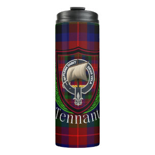 Bouteilles Isothermes Tartan et blason du clan écossais Tennant