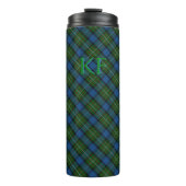 Bouteilles Isothermes Tartan officiel Fergusson avec monogramme / initia (Devant)