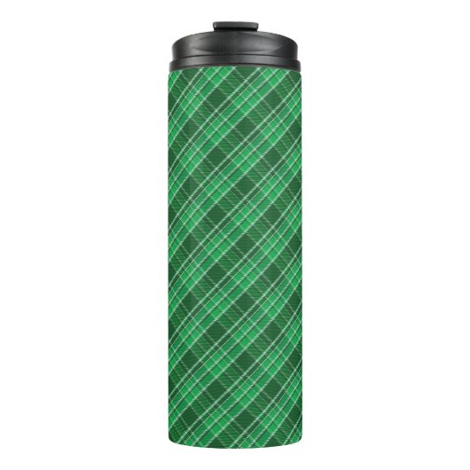 Bouteilles Isothermes Tartan Swahili Green Plaid Motif-88675 (Devant)