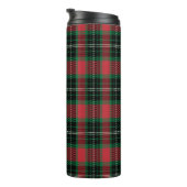 Bouteilles Isothermes Tartan vert et rouge (Tourné sur la droite)