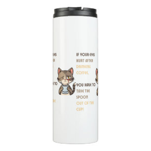 Bouteilles Isothermes Tasse à café Chat Drôle