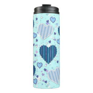 Bouteilles Isothermes Tasse à café Pretty Blue Hearts