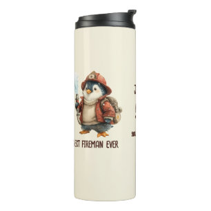 Bouteilles Isothermes Tasse Cadeau Personnalisée de Pompiers Manchot d'H