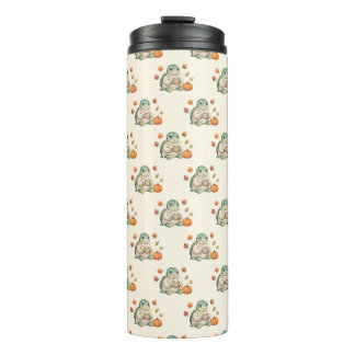 Bouteilles Isothermes Tasse Cozy Autumn Turtle Kawaii au goût de Pumpkin