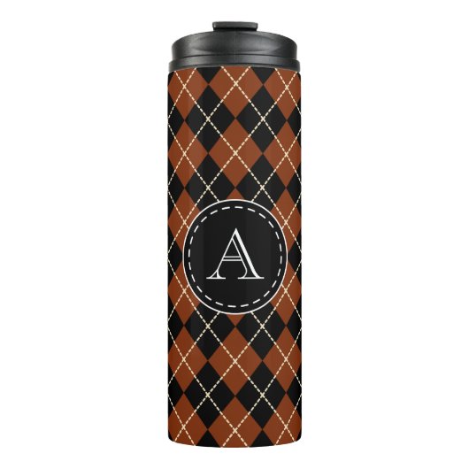 Bouteilles Isothermes Tasse de café Monogram Argyle (Devant)