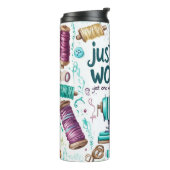 Bouteilles Isothermes Tasse de couture mignonne (Tourné sur la gauche)