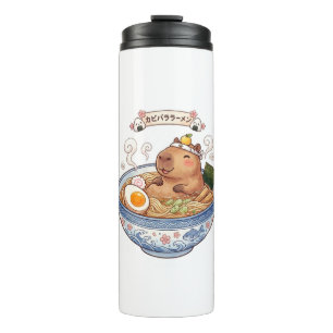 Bouteilles Isothermes Tasse de voyage animée bol de ramen capybara migno