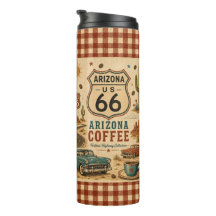 Tasse de voyage Arizona Route 66 Desert Diner