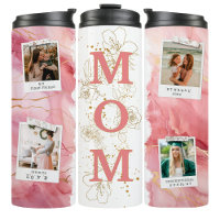 Tasse de voyage pour maman avec 4 photos instantan