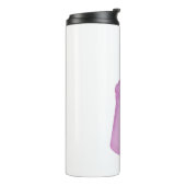 Bouteilles Isothermes Tasse en plastique vide avec paille (Tourné sur la gauche)